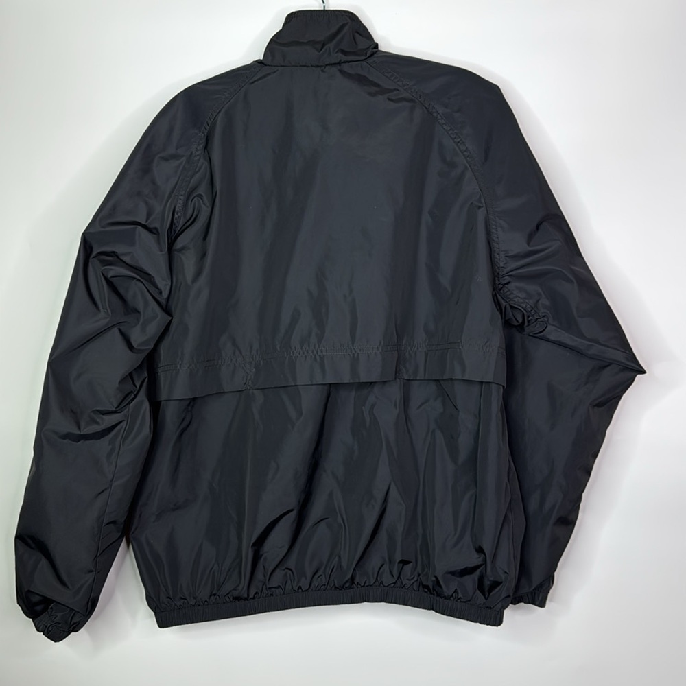 Vintage Nike Black Full Zip Nylon Windbreaker Jacket Size Medium - Picture 4 of 11